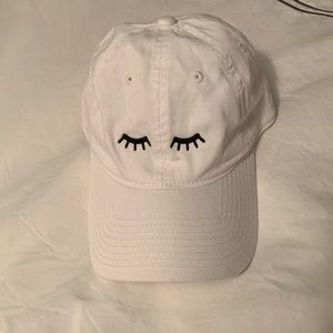 NWOT Eyes Shut Brim Cap